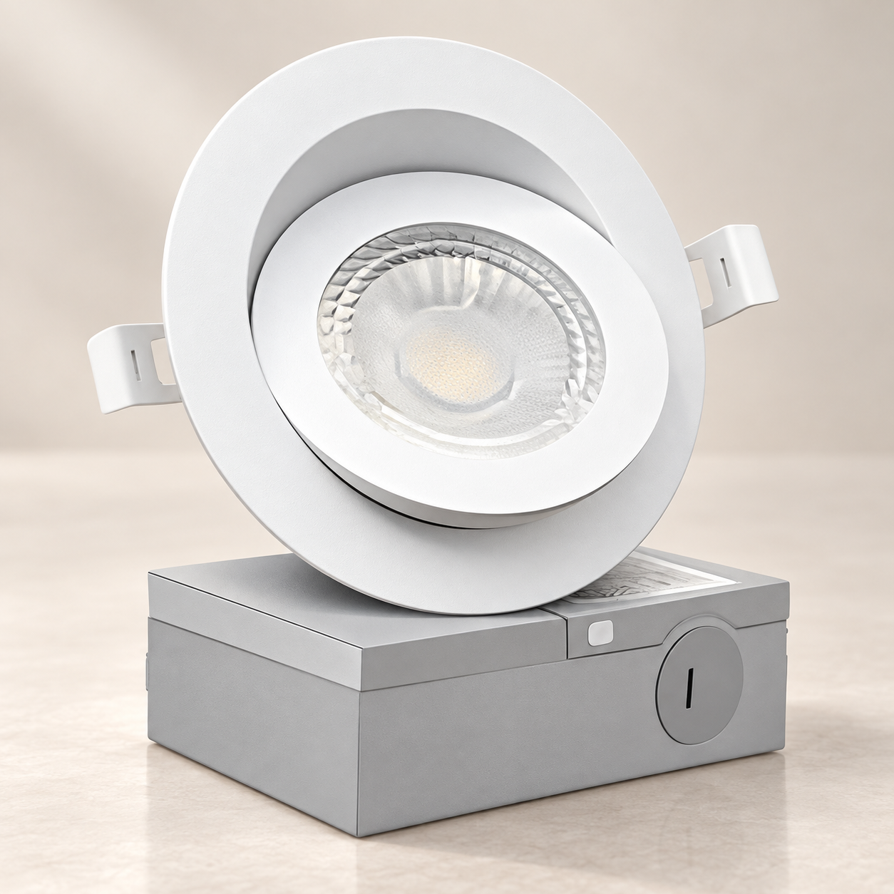 Studio view of Zilumin Gimbal Downlight